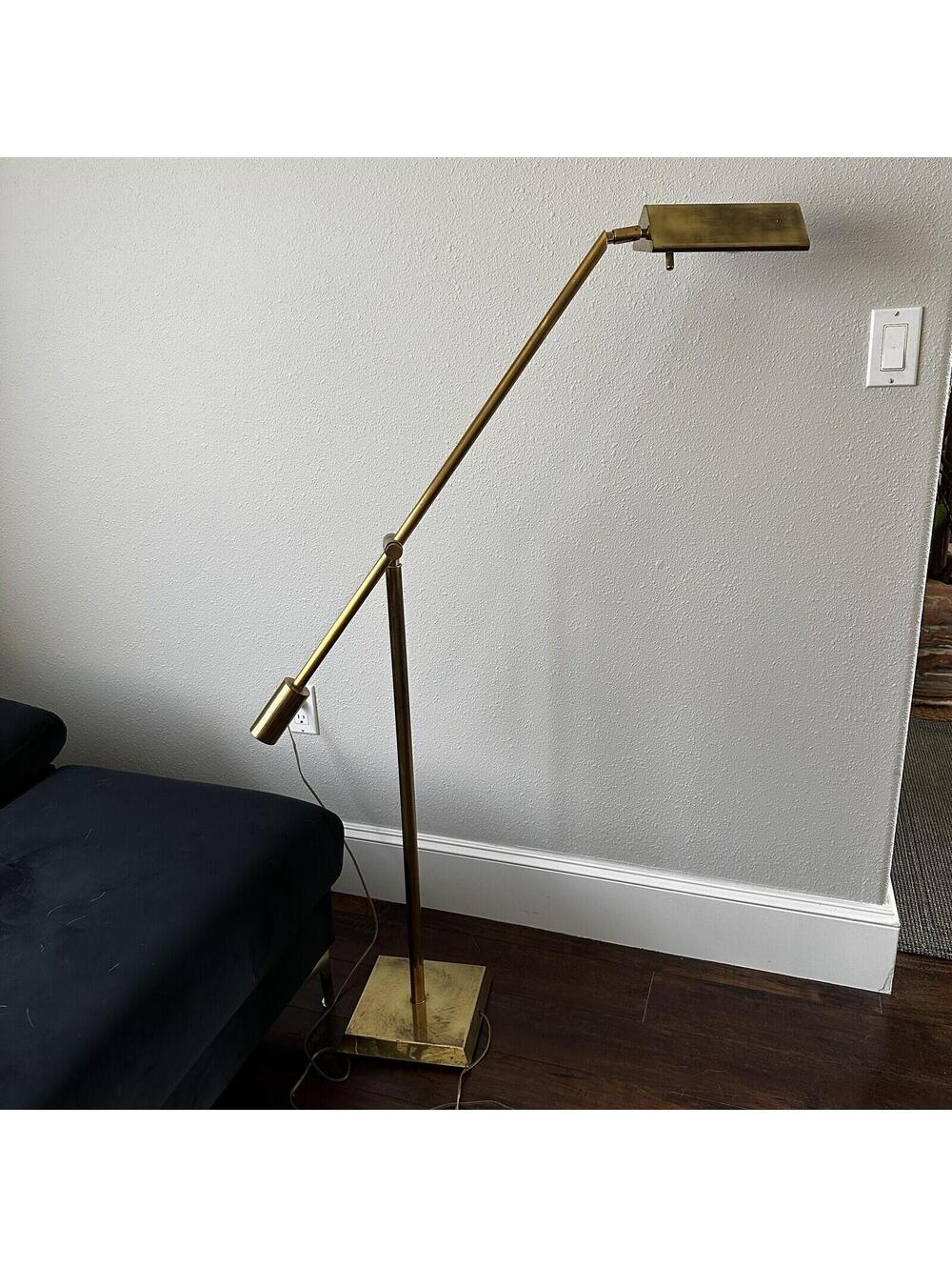 Frederick Cooper Brass Floor Lamp, Mid Century Modern, Nelson, VTG 70s, Eames